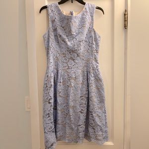Vince Camuto Light Blue Lace Dress Size 10
